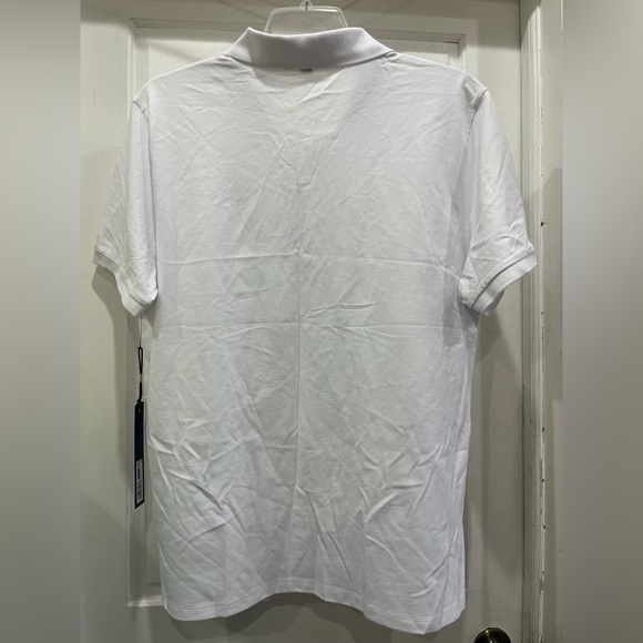 KARL LAGERFELD PARIS • Johnny Collar Knight Pique Polo Shirt • Men’s - Picture 5 of 10